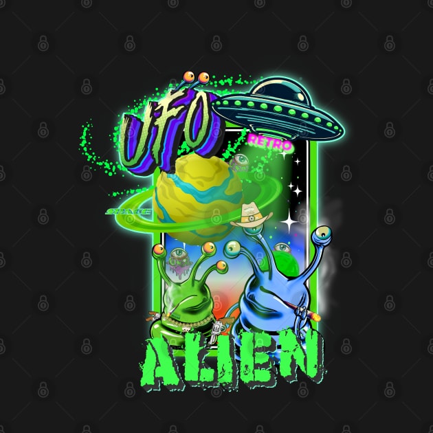 Slug Invasion "UFO ALIEN" by Invad3rDiz