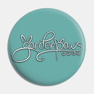 Garden Paws Logo Pin