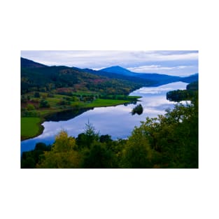 Loch Tummel from Queen's View, Perthshire, Scotland T-Shirt