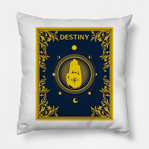 Eye of Destiny Pillow by Tip Top Tee's