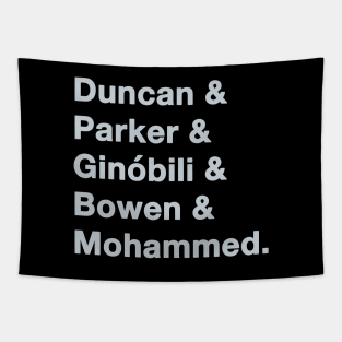 2005 San Antonio Spurs Greats Tapestry