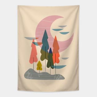 Moon Pines Tapestry