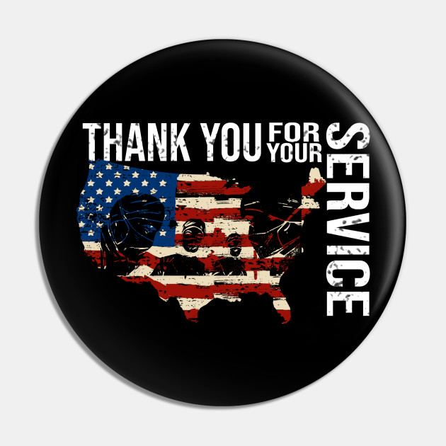 Nurse Thank You For Your Service Memorial Day Nurse Gift For Memorial Day Pin Teepublic