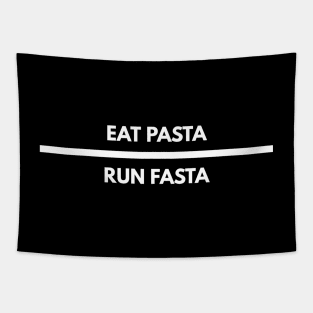 Eat Pasta, Run Pasta Tapestry