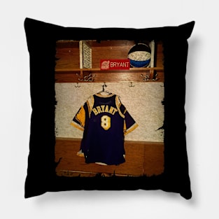 BRYANT #8 Jersey in Locker Room Pillow