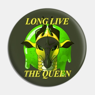 Queen Wasp (w/ words) Pin