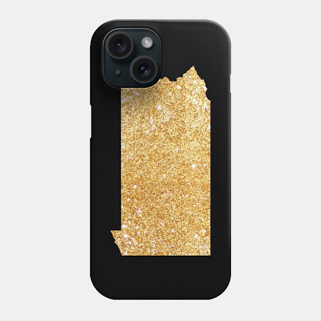 Golden Pennsylvania Phone Case by lolosenese