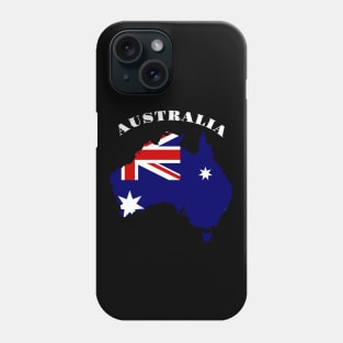 Australia Map Phone Case