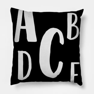 Alphabet Soup Pillow