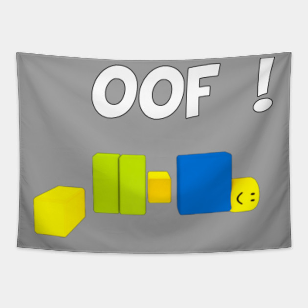 roblox oof roblox tapestry teepublic