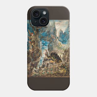 The Many-Headed Dragon and the Many-Tailed Dragon by Gustave Moreau Phone Case