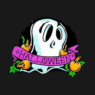 Halloween Ghosts and Pumpkins T-Shirt