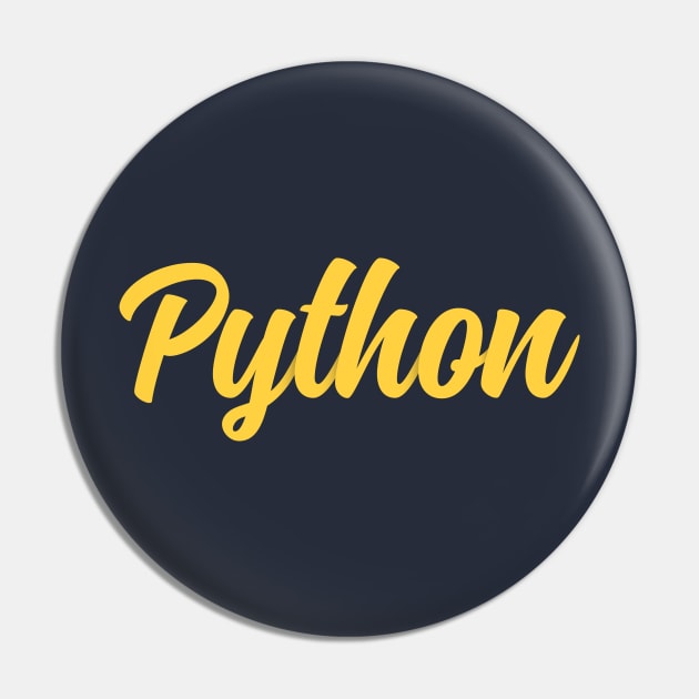 Python Programmer Pin by vladocar