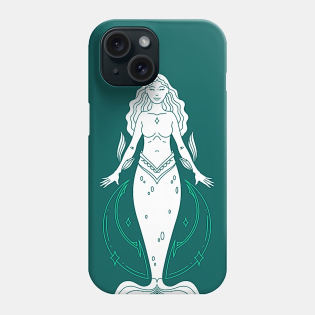 Vintage Pisces Goddess Zodiac Symbol // Proud Pisces Horoscope Sign Astrology Phone Case by Now Boarding