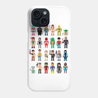 Pixel Characters Phone Case