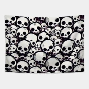 skull design Funny Tapestry