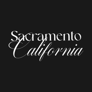 Sacramento California word design T-Shirt