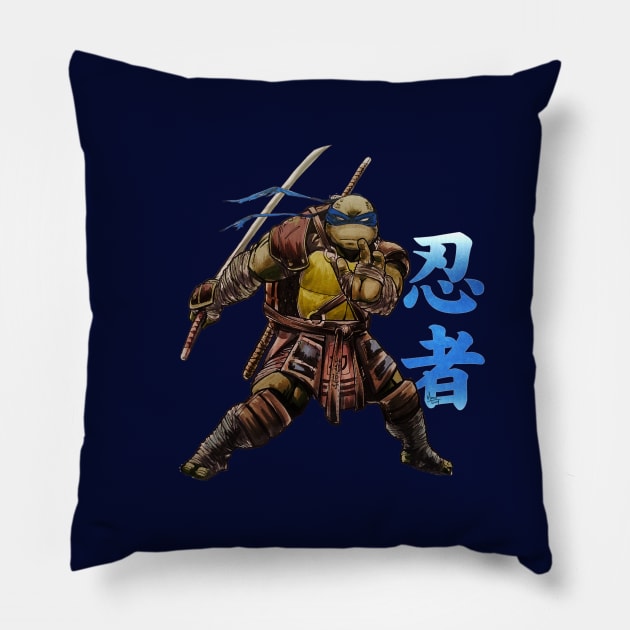 Blue Leader Pillow by marcosmp