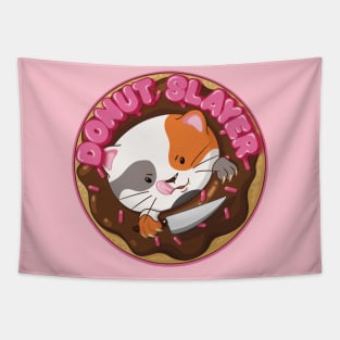 Donut slayer cat Tapestry