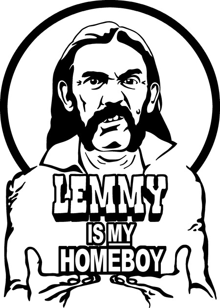 Lemmy Is My Homeboy Kids T-Shirt by KidCrying