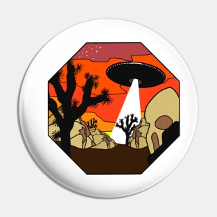 Joshua Tree UFO Pin