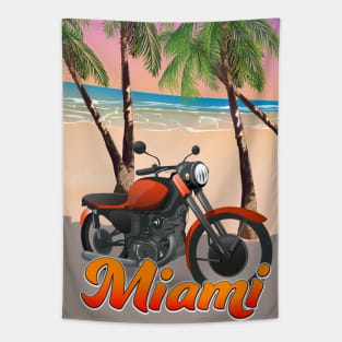 Miami motorbike Tapestry