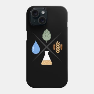 Beer basic ingredients Phone Case