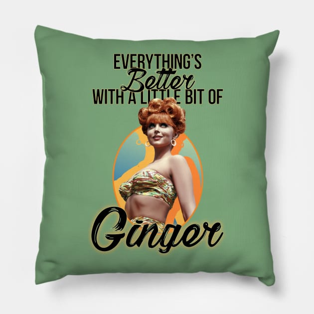 Ginger - Gilligan's Island Pillow by art_by_suzie