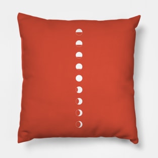 Sunset to Moonrise (Back White) Pillow