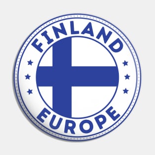 Finland Europe Pin