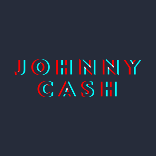 Johnny Cash Horizon Glitch T-Shirt