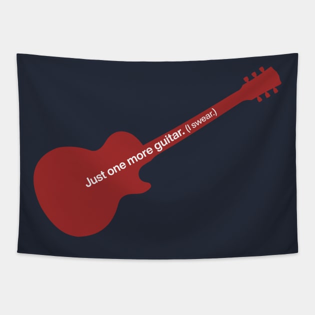 Just One More Guitar. I Swear! - Les Paul Tapestry by PixelTim