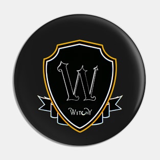 Witchy Academy Sign Pin