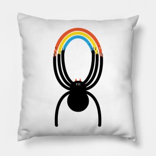 Spiders Are Rainbows Pillow