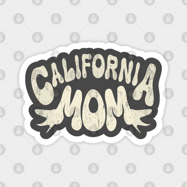 California Mom distressed typo Magnet by SpaceWiz95