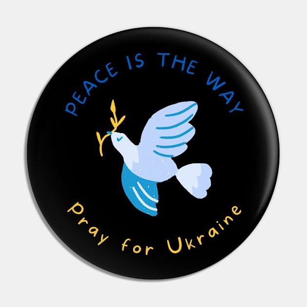 Ukraine Support No War Promote Peace Pin by Vity