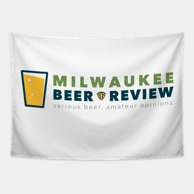 Milwaukee Beer Review logo Tapestry by mkebeerreview