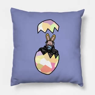 Bernie Sanders in Bunny Ears Funny Easter Eggs Pillow