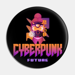 Cyberpunk Future Is Here 2077 Pin