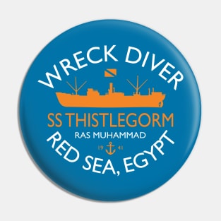 Wreck Diver - SS Thistlegorm, Red Sea, Egypt Pin