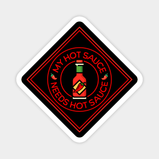 More Hot Sauce Magnet