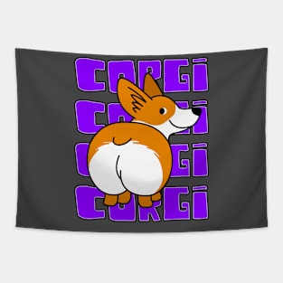 Cute, colourful design for people who love corgis Tapestry