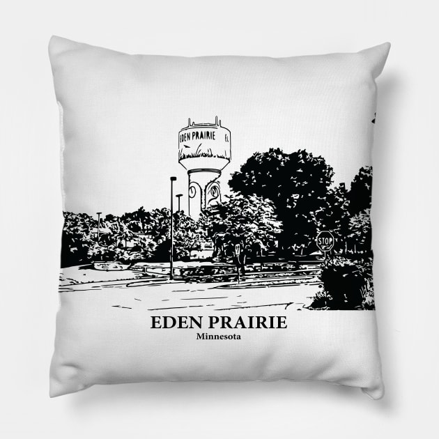 Eden Prairie - Minnesota Pillow by Lakeric