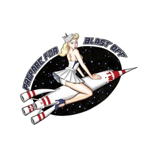 Space Mountain Pin-up T-Shirt