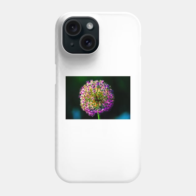 Close-up of  Allium Flower 5 Phone Case by Robert Alsop