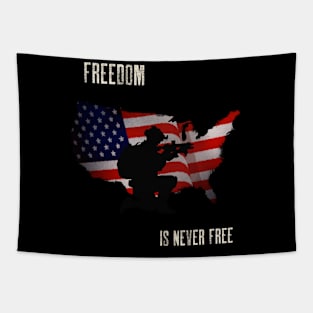 FREEDOM IS NEVER FREE Tapestry