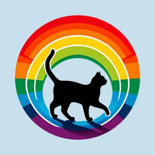 Rainbow Cat Magic T-Shirt