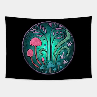 Otherworldly Flora Tapestry