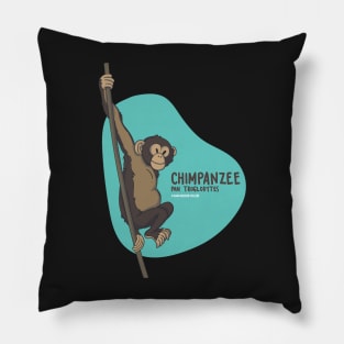 Endanger Species - Chimpanzee Pillow