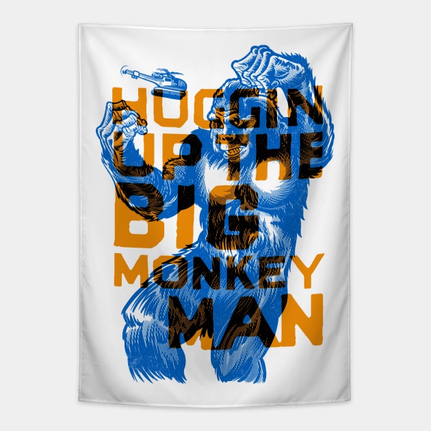 big monkey man Tapestry by GiMETZCO!